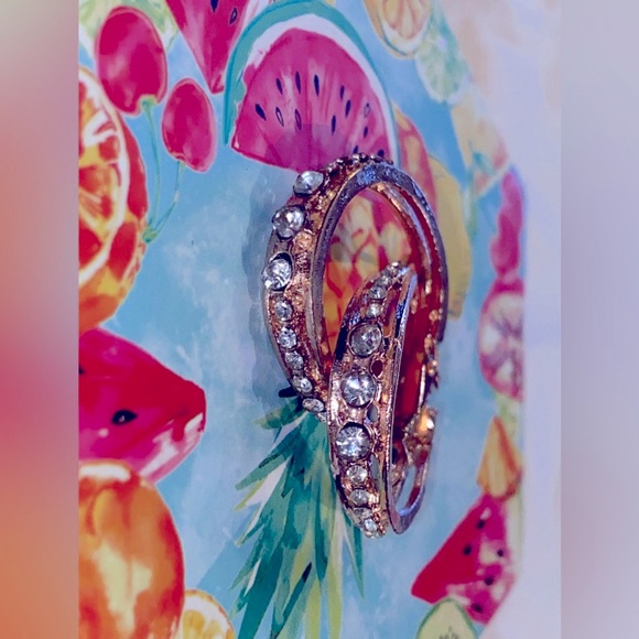 NWT Lovely Rhinestone Accented Hoop Earrings- Available in Gold💛 & Silver🩶 Tones - Picture 11 of 16